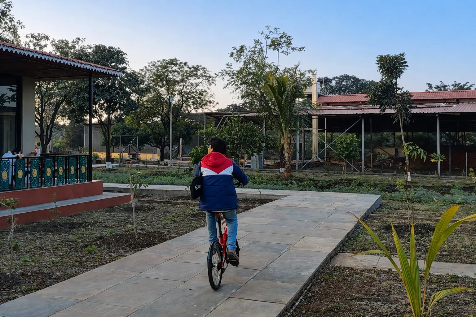 Cycling Around the Farm