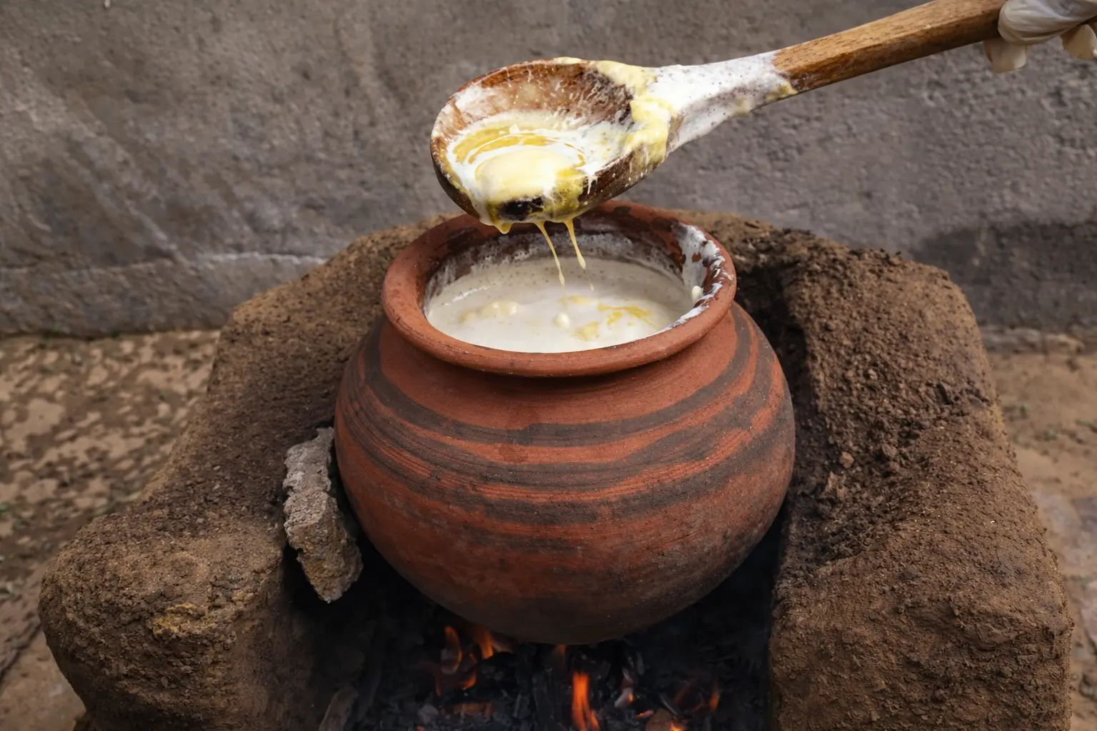 Vedic Bilona Ghee Making
